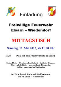 Einladung FF Fest 2015 Elsarn-Wiedendorf