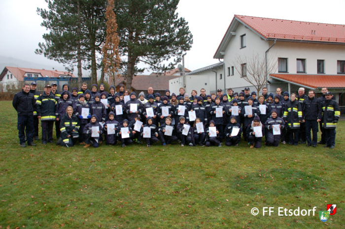 FJ Etsdorf, Engabrunn, Mautern und Rohrendorf zu Besuch im Haus der NÖ Feuerwehrjugend in Altenmarkt