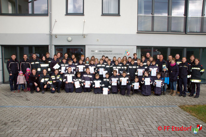 Feuerwehrjugend Etsdorf, Engabrunn, Mautern und Rohrendorf zu Besuch im Haus der NÖ Feuerwehrjugend in Altenmarkt