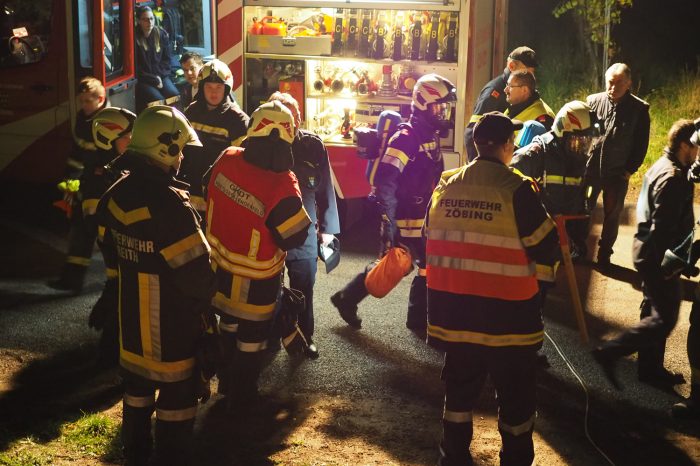 Abschnittsatemschutzübung in Zöbing