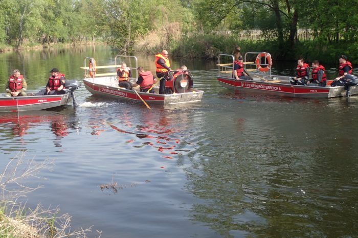 Wasserdienstübung des Abschnittes Langenlois