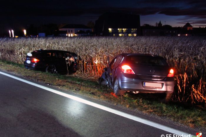 Verkehrsunfall auf der L45