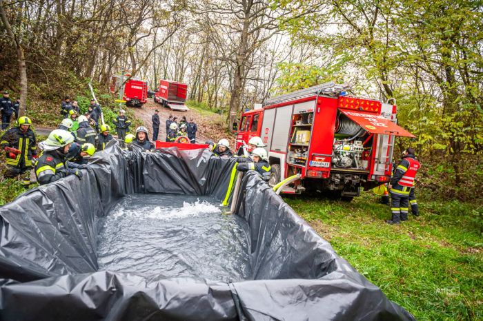 Waldbrandübung in Zöbing