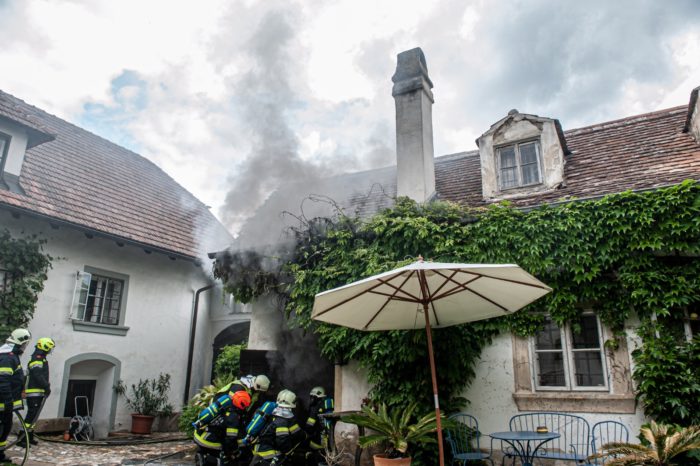 Brandeinsatz für die FF Gobelsburg / Zeiselberg