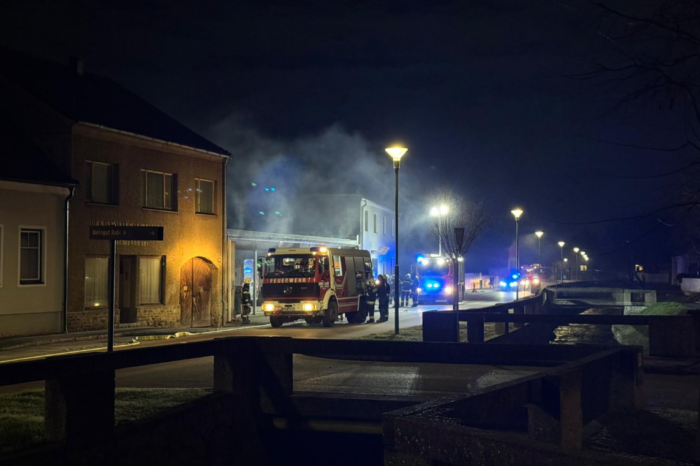 Brandeinsatz in Langenlois