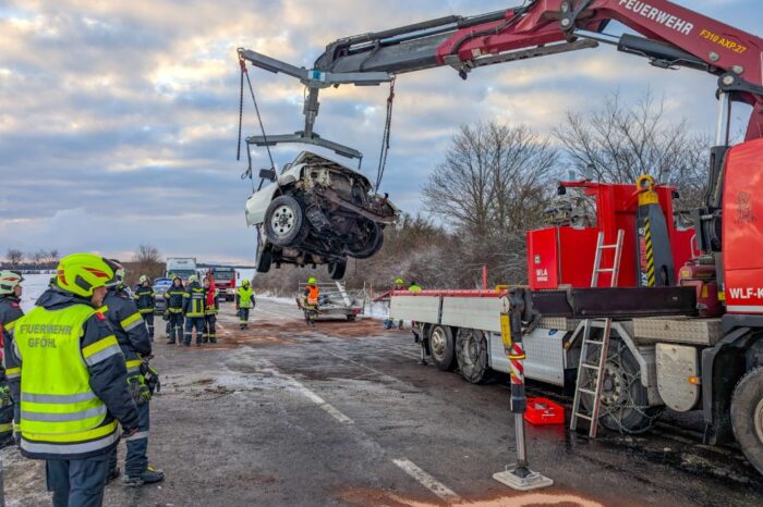Menschenrettung auf der B37